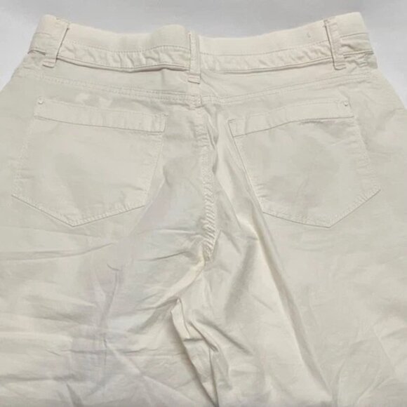 Lee Relaxed Capri Pant Women's 12 Light Tan Comfort Waist Drawstring Ankle EUC - Picture 12 of 13